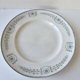 Set of 8 plates, 2 dishes, 2 compotiers - KG Lunéville Laetitia decoration