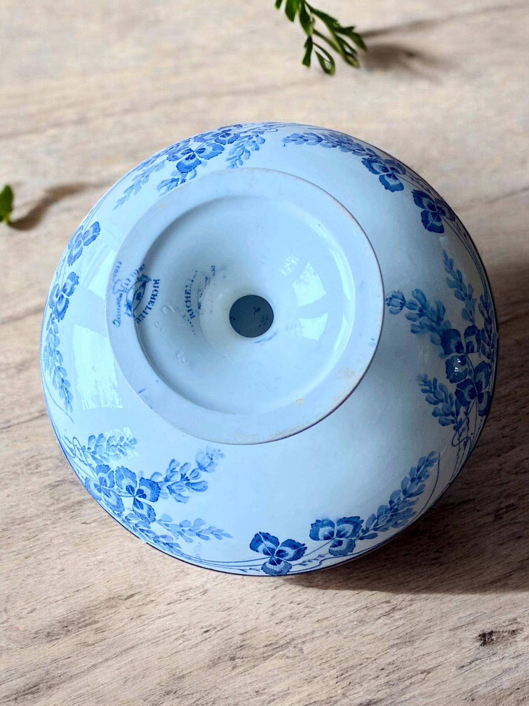 Creil & Montereau ironstone fruit bowl, Richelieu model