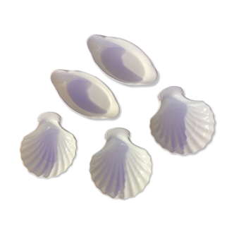 orcelain shell-shaped cups Seltmann Weiden