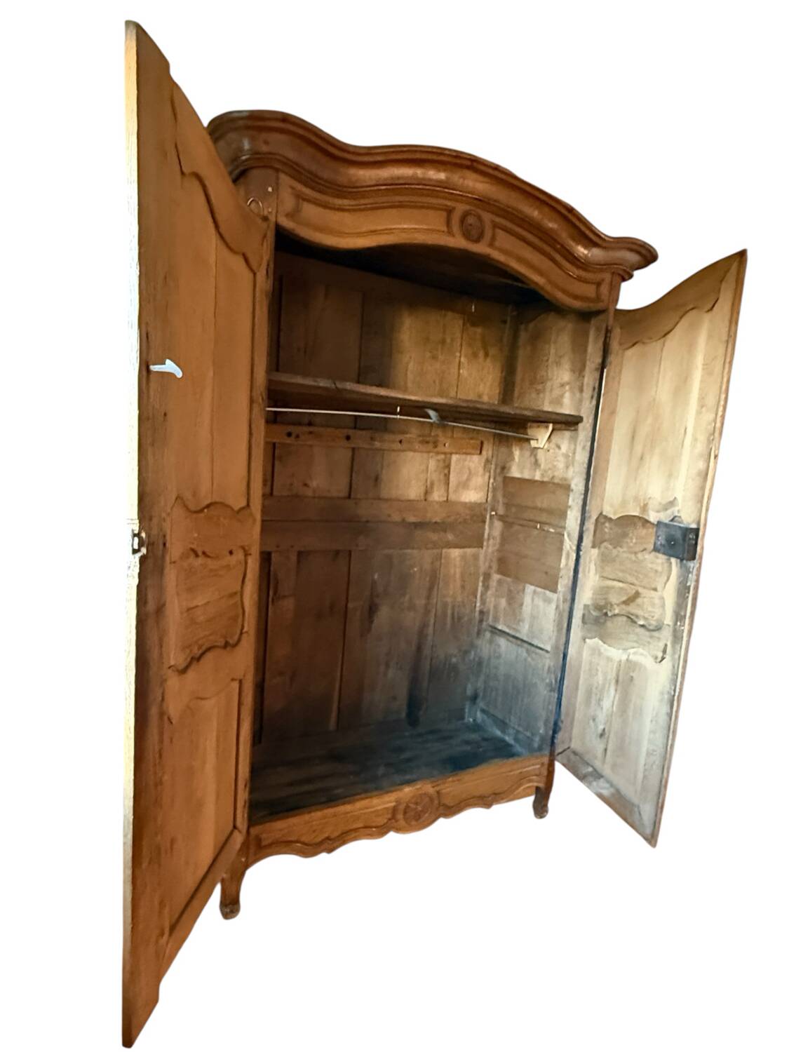 18th century Louis XV oak bridal wardrobe