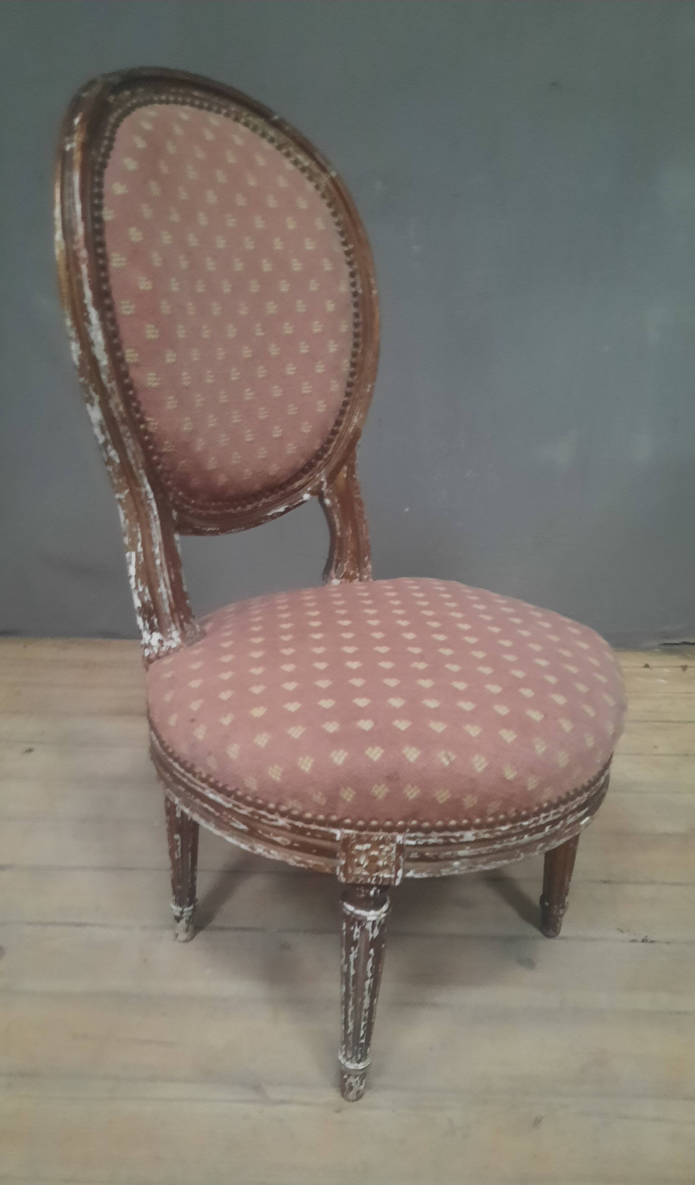 Louis XVI style low chair