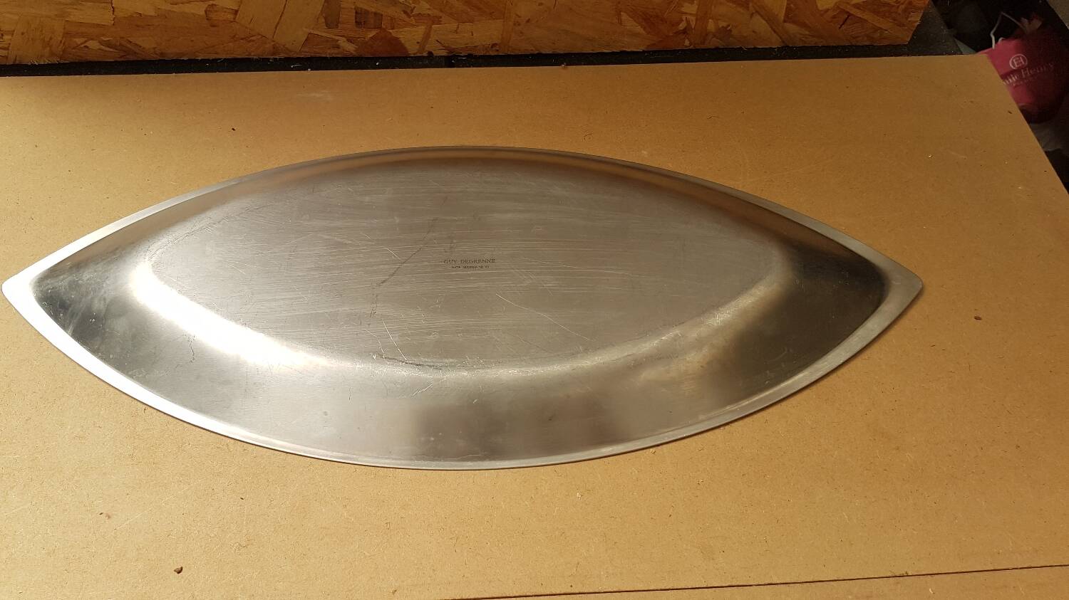 Old cosmos dish by guy degrenne vintage stainless steel