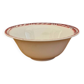 Large salad bowl Digoin Sarreguemines Marjolaine model
