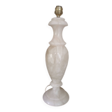 Alabaster baluster lamp base 48 cm