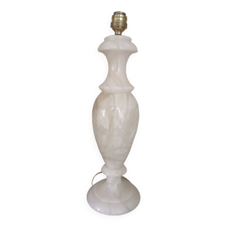 Alabaster baluster lamp base 48 cm