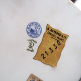 Square Limoges porcelain planter by Raynaud