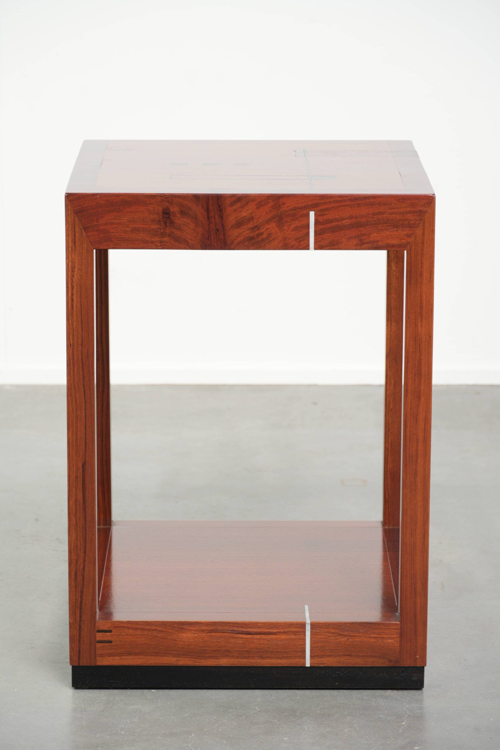 Special tall square Art Deco  design side table