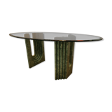 Marble and glass dining table Carlo SCARPA for CATTELAN Italia circa 1970