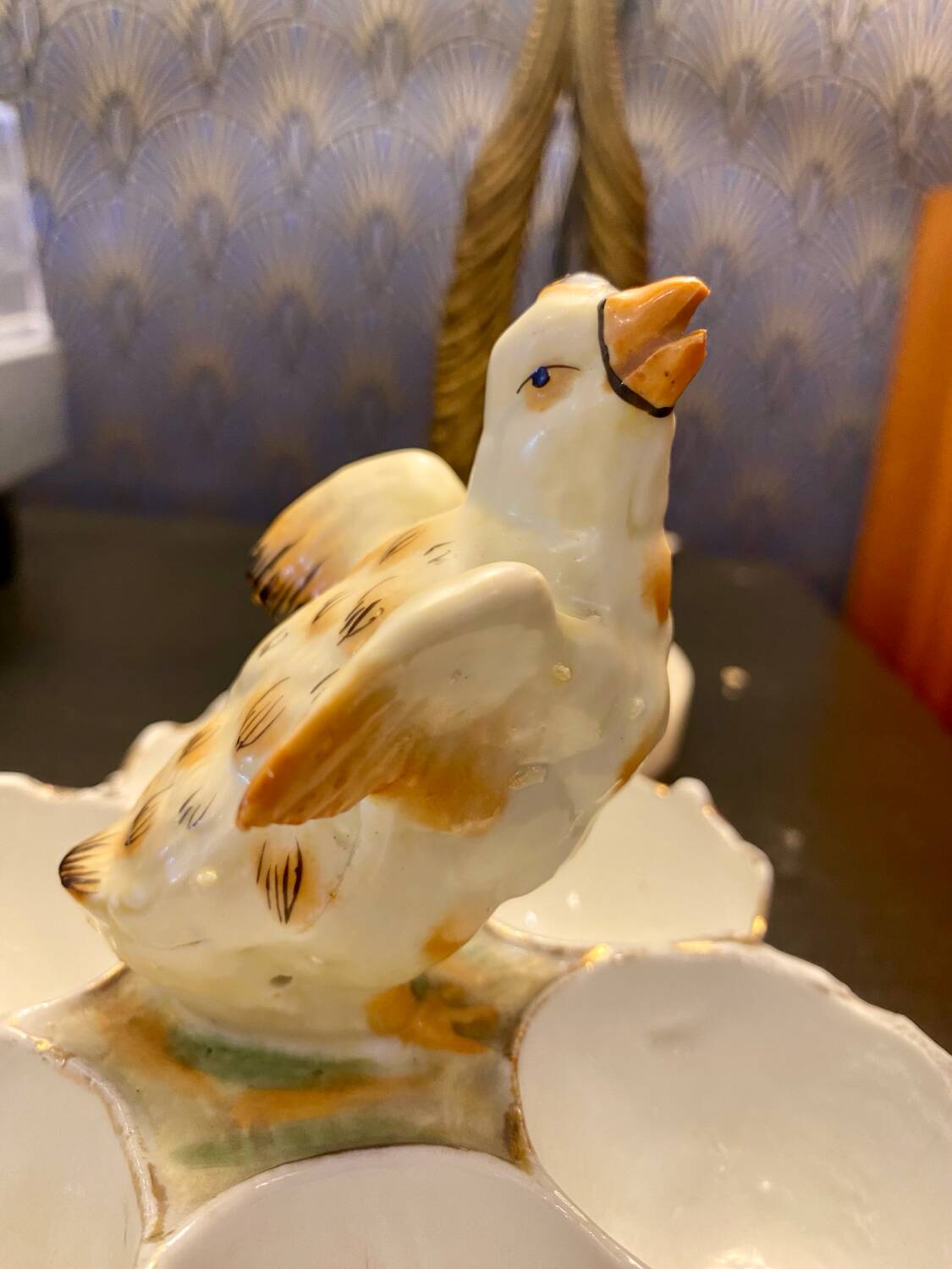 Old ceramic egg cup
