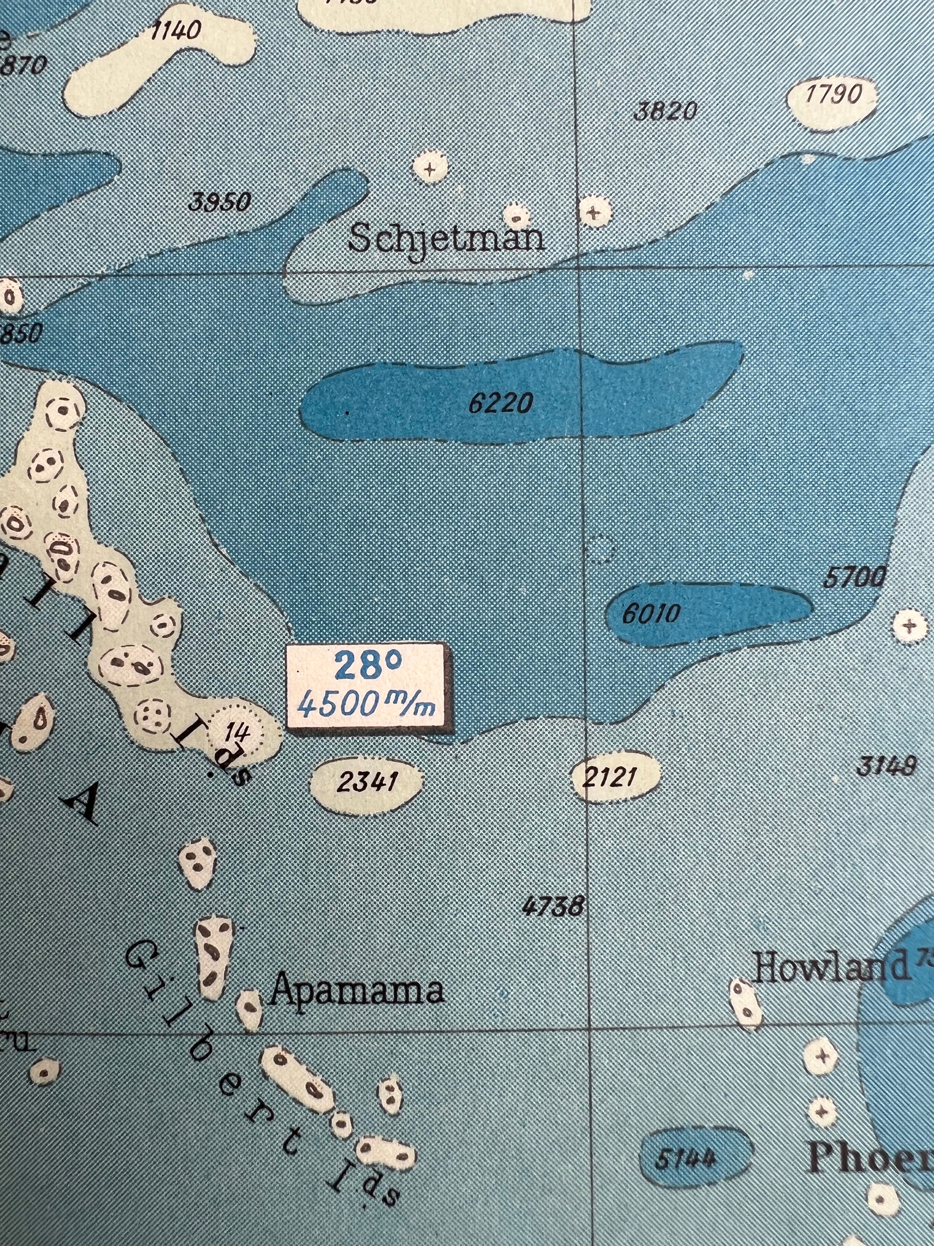 Old physical map of the New World — Pacific Ocean, Americas