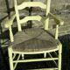Old Norman straw armchair