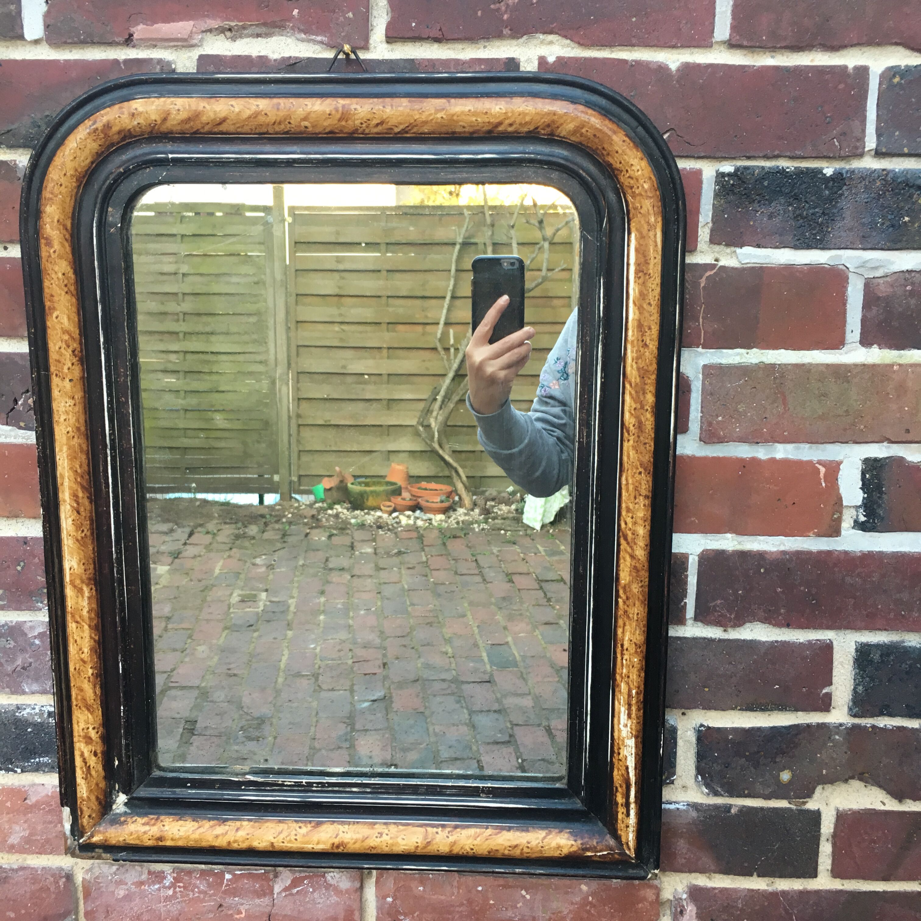 Old Louis Philippe mirror, 60x42cm