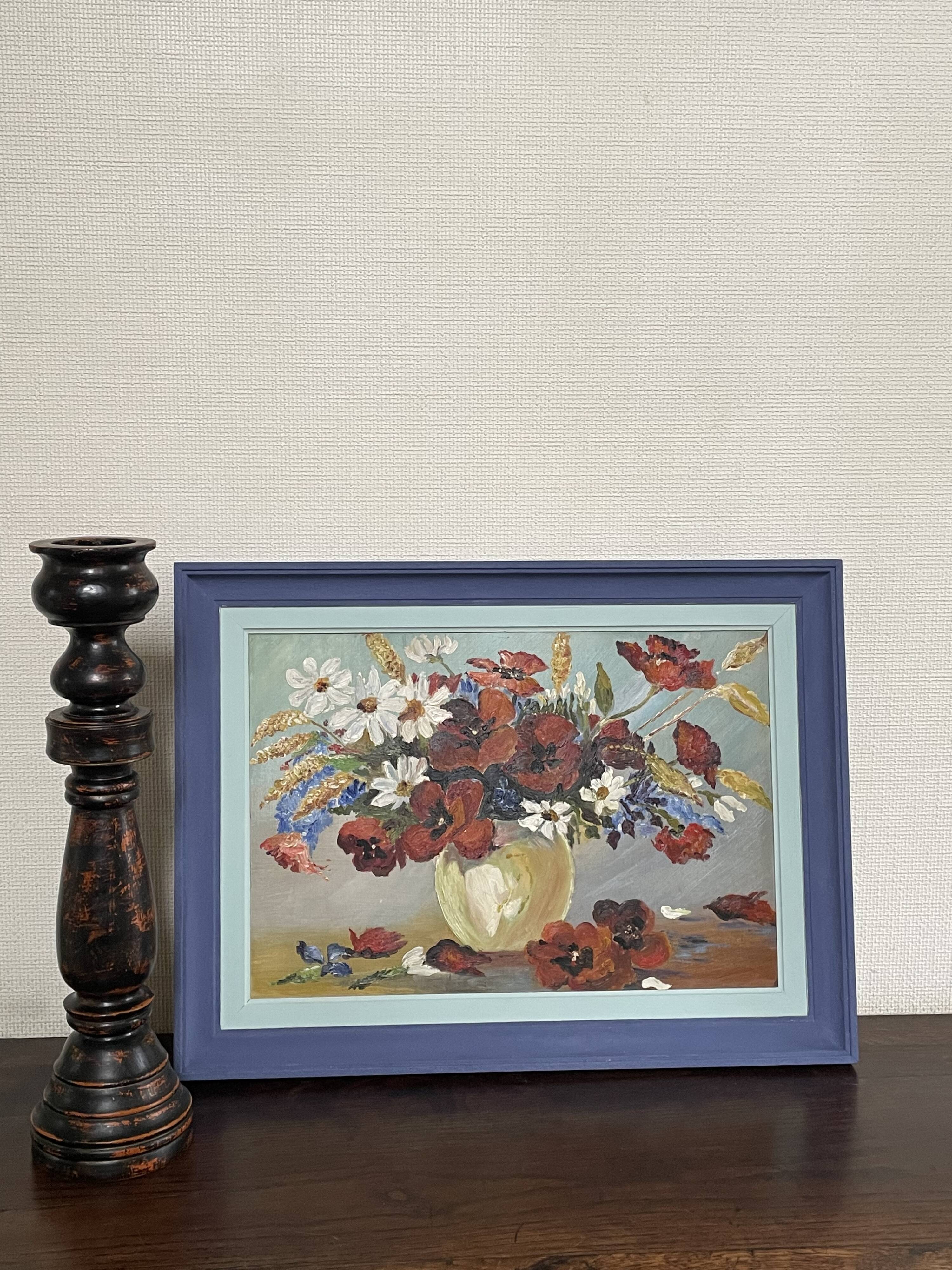 Old bouquet painting