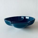 Salad bowl shell shape compartmentalized