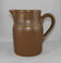 Vintage stoneware pitcher by the Digoin factory, France