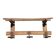 Wall-mounted coat rack in solid wood with shelf