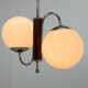 2-flamming Chandelier by Jindrich Halabala, 1930s