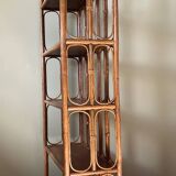 Rattan shelf