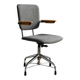 Vintage Industrial Office Swivel Chair from Verkstads AB Lindqvist, 1960s