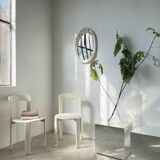 Italian style ceramic flower mirror