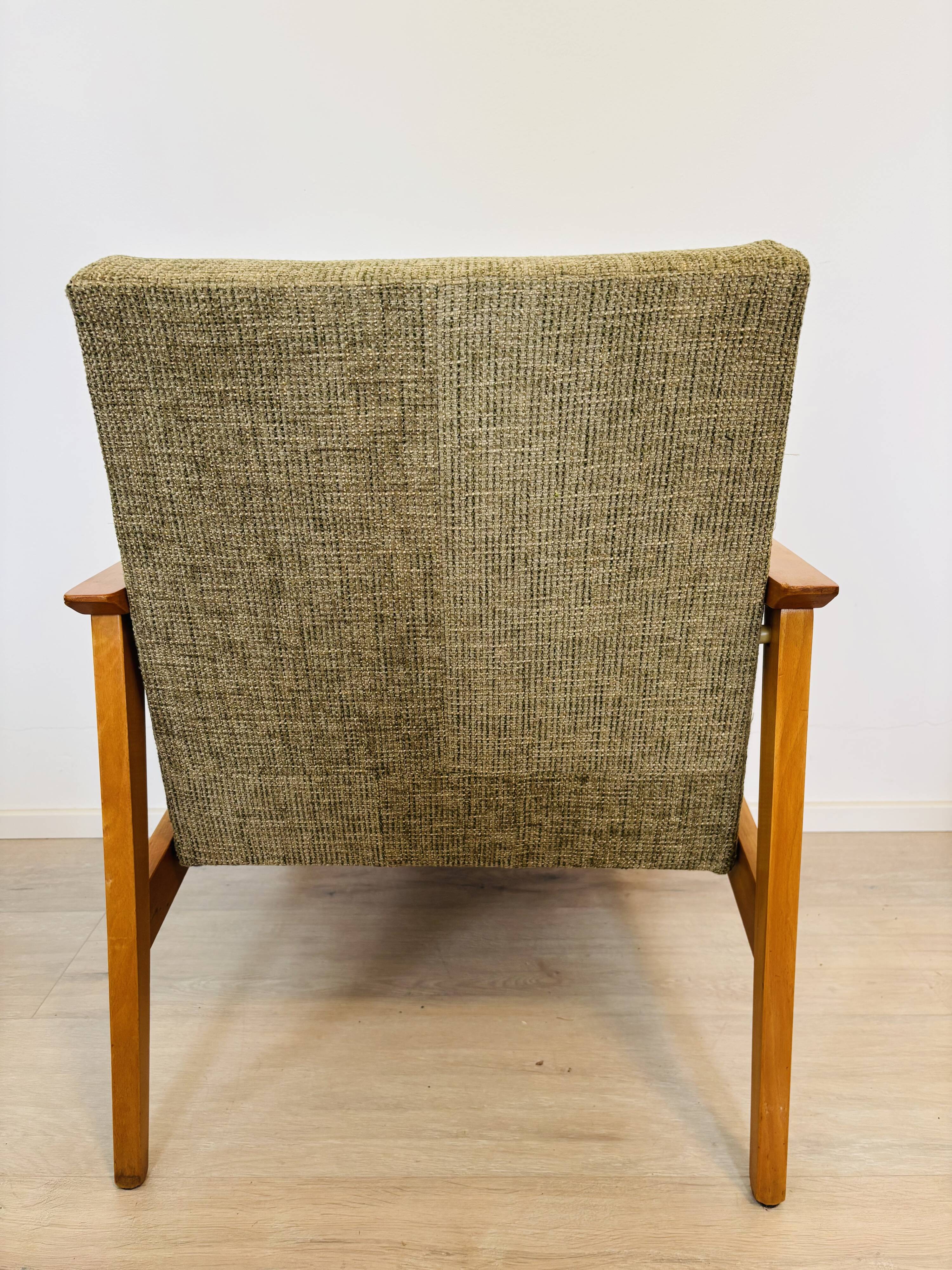 Mid-Century Lounge Armchair, Czechoslovakia 1960’s