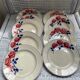 Dessert plates decorated with HBCM roses