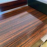 Console 1970 palissandre et inox
