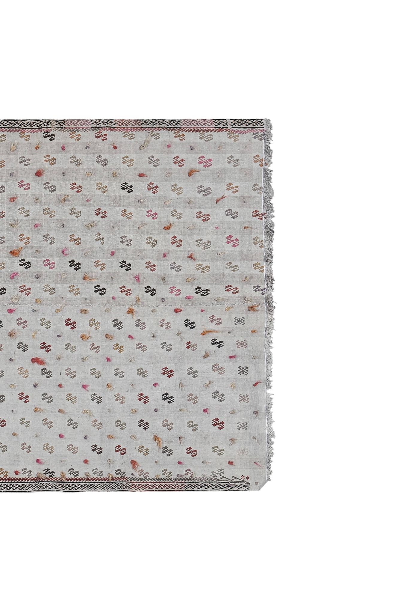 Tapis vintage turc de oushak tissé à la main 144x260 cm
