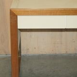 Handmade leather desk, original Rolex, Art Deco