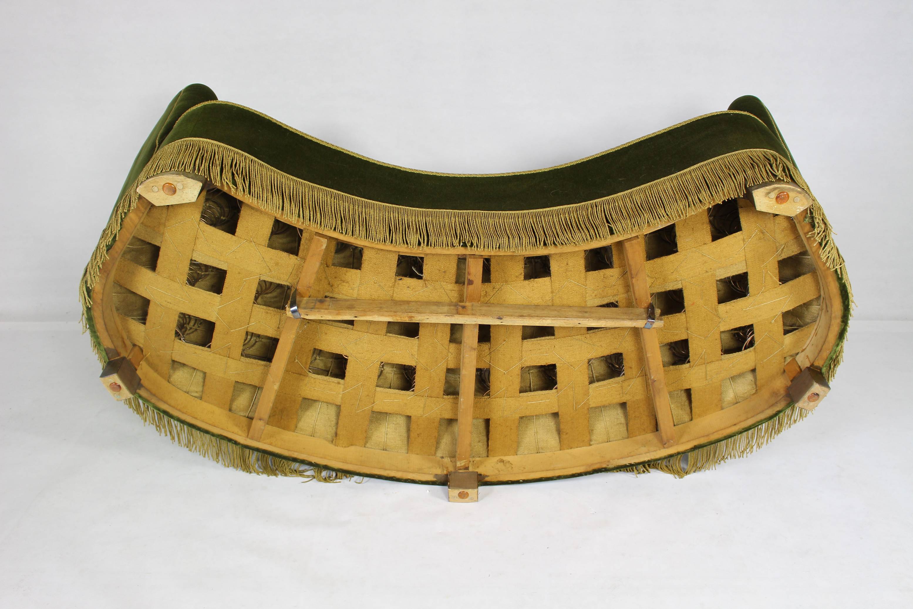 Danish curved banana sofa, 1940