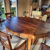 oval mahogany table
