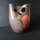 Vintage 1970s art ceramic owl – In the style of Georges Martin