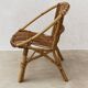 Rattan table and chair for children