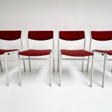 Ensemble de 6 chaises empilables par Gijs van der Sluis, 1970
