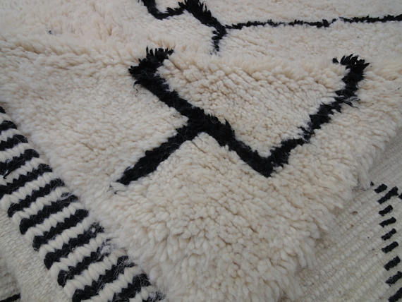 Tapis beni ourain 345 x 248 cm