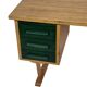 Bureau vintage des années 1960, design de bureau compact