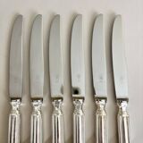 6 vintage stainless steel knives