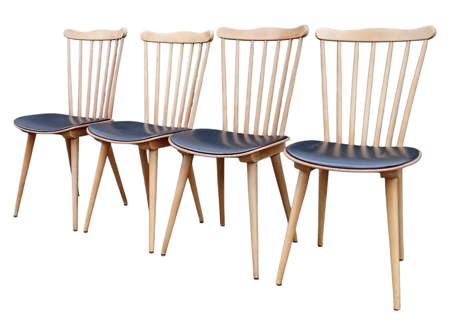 Set of 4 Baumann Sonate chairs