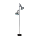 Lampadaire Koch & Lowy  en métal chromé