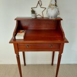 Small vintage desk/console in wood - Louis XVI style - 1 drawer