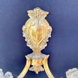 Pair of Louis XV bronze sconces
