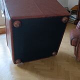 Sofa 2 armchairs vintage leather