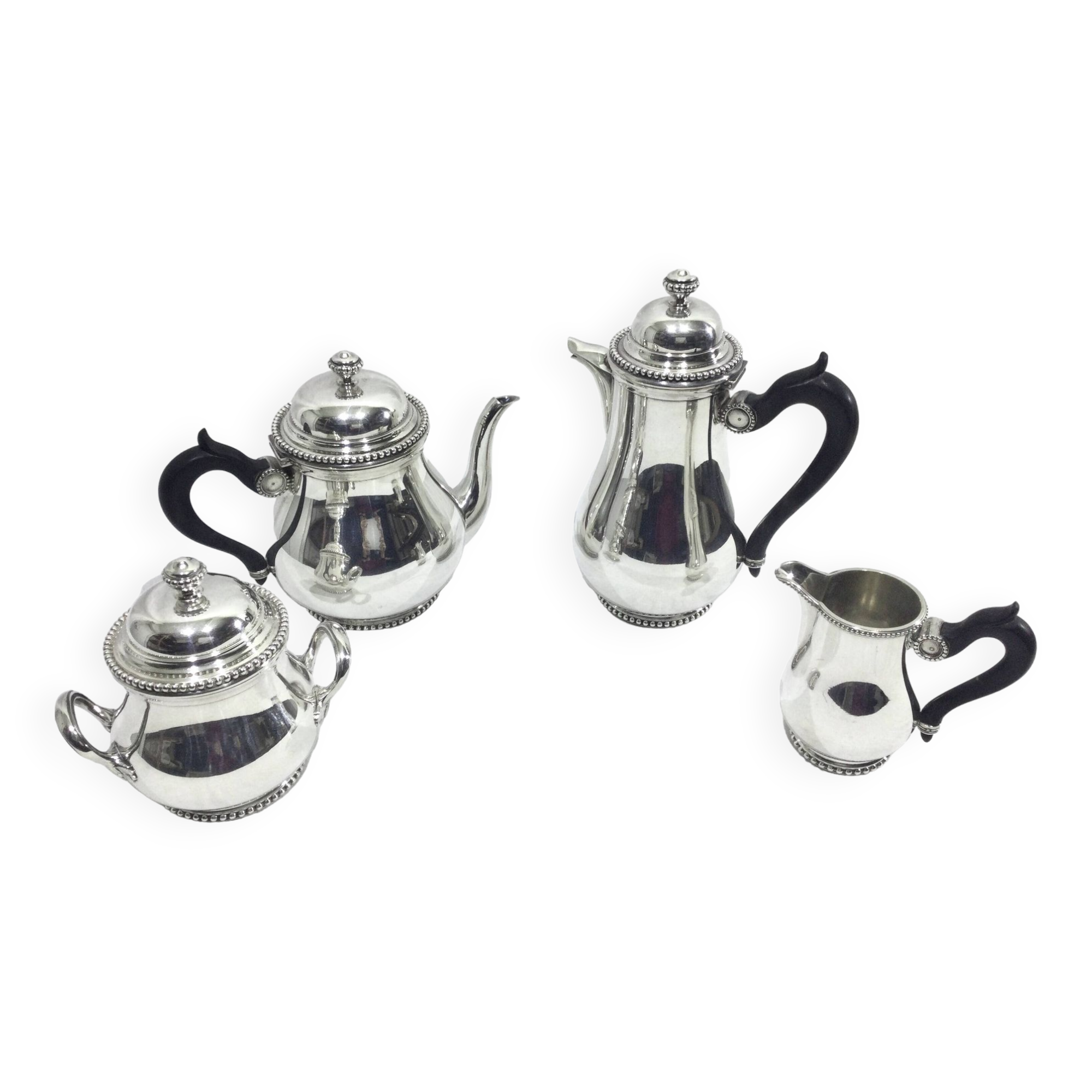 Tea Coffee Service in silver metal