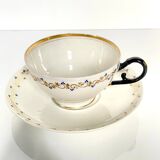 Tasse et sa Sous-Tasse en porcelaine - Vieux Paris - XIXe Siècle