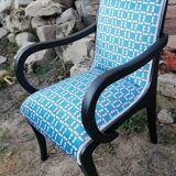 Restored bridge armchair