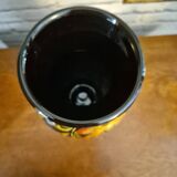 Vintage HVM Hungarian Black Vase