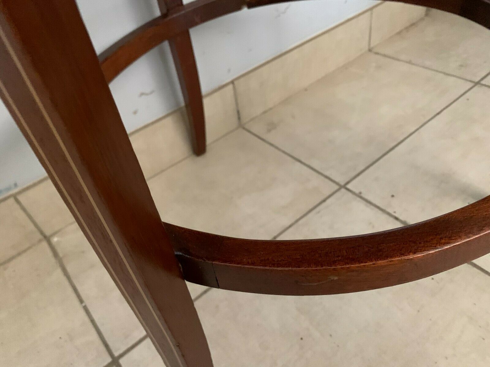 Louis XVI style healing in mahogany over marble has gallery 20th century