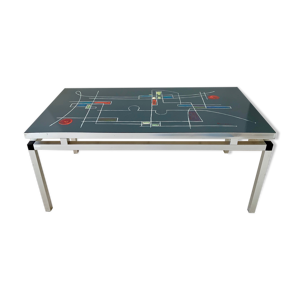 Table basse années 60/70 signée
