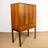 High cabinet, Bar, Danish in rosewood model 6201 by Hans Olsen 1960.