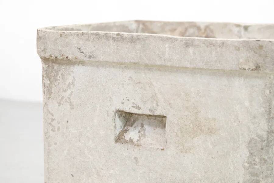 Square Willy Guhl planters for Eternit